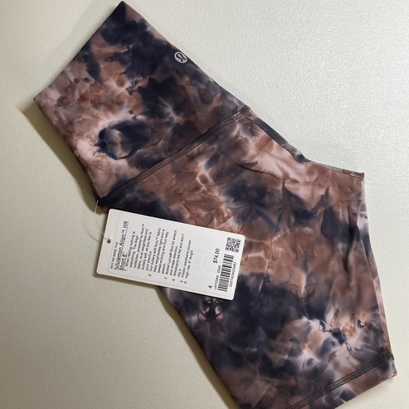 Lululemon Align Shorts 8” Diamond Dye Pink 4 - Picture 5 of 8